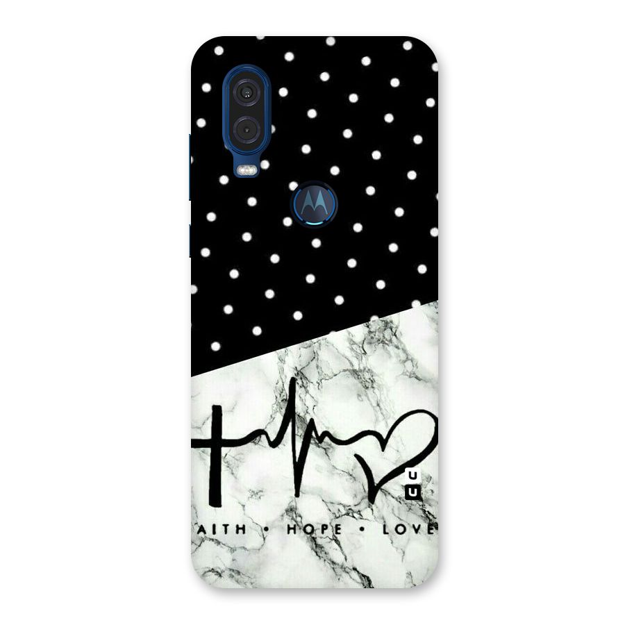 Faith Love Back Case for Motorola One Vision