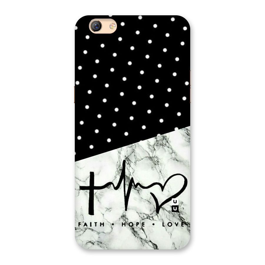 Faith Love Back Case for Oppo F3 Plus