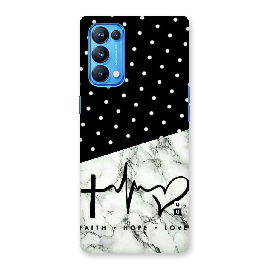 Faith Love Back Case for Oppo Reno5 Pro 5G