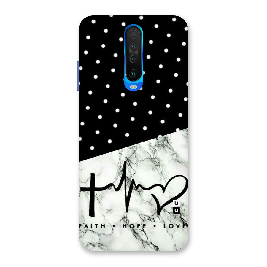Faith Love Back Case for Poco X2