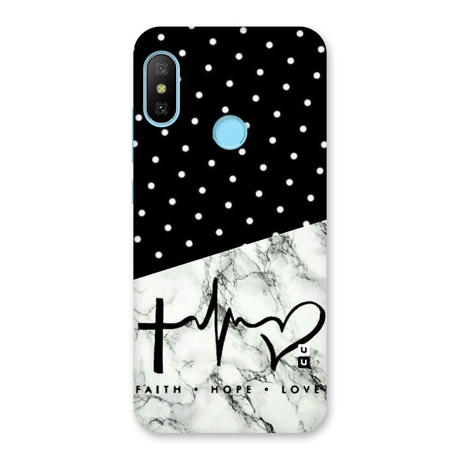 Faith Love Back Case for Redmi 6 Pro