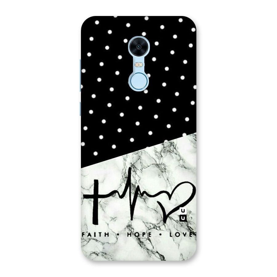 Faith Love Back Case for Redmi Note 5