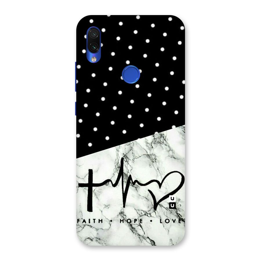 Faith Love Back Case for Redmi Note 7S
