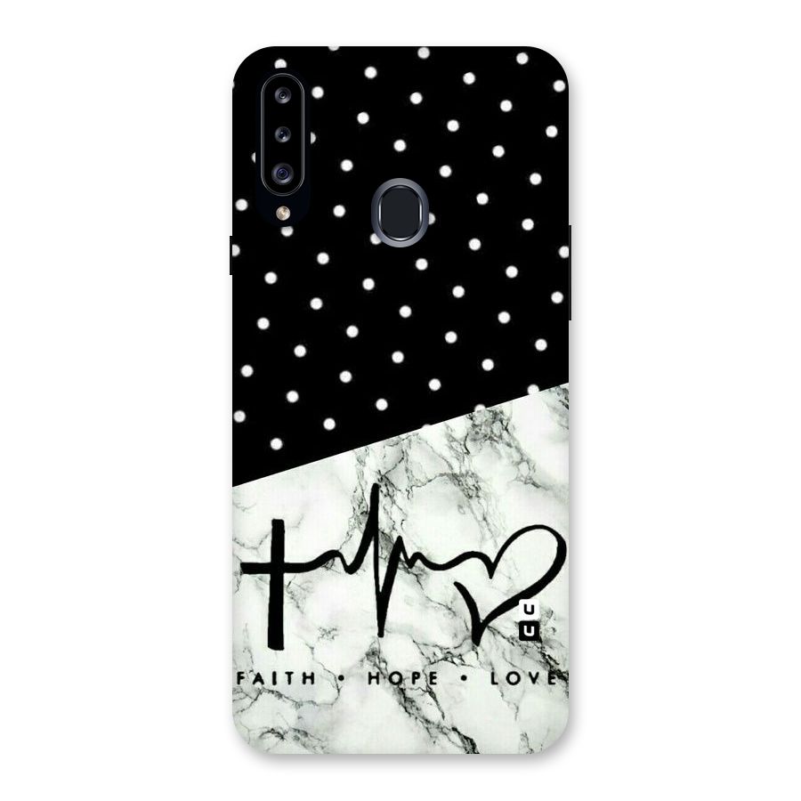 Faith Love Back Case for Samsung Galaxy A20s