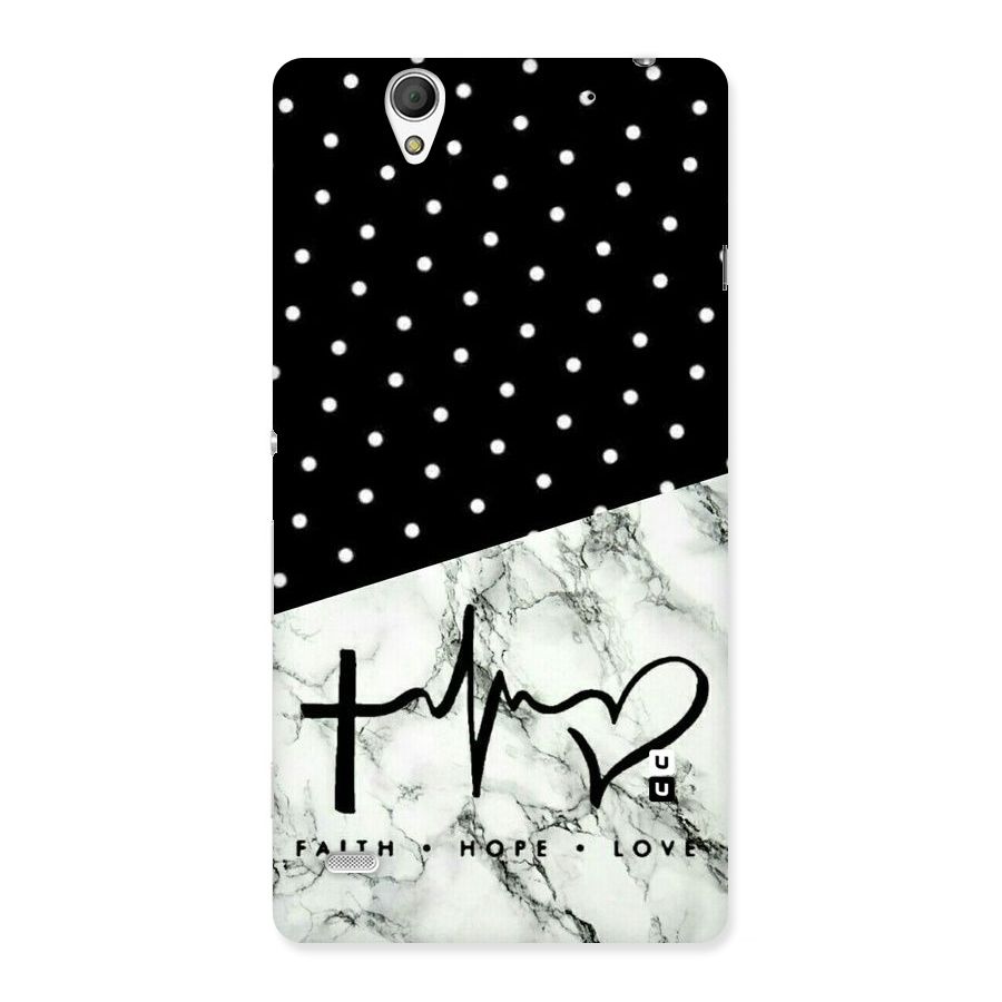 Faith Love Back Case for Sony Xperia C4