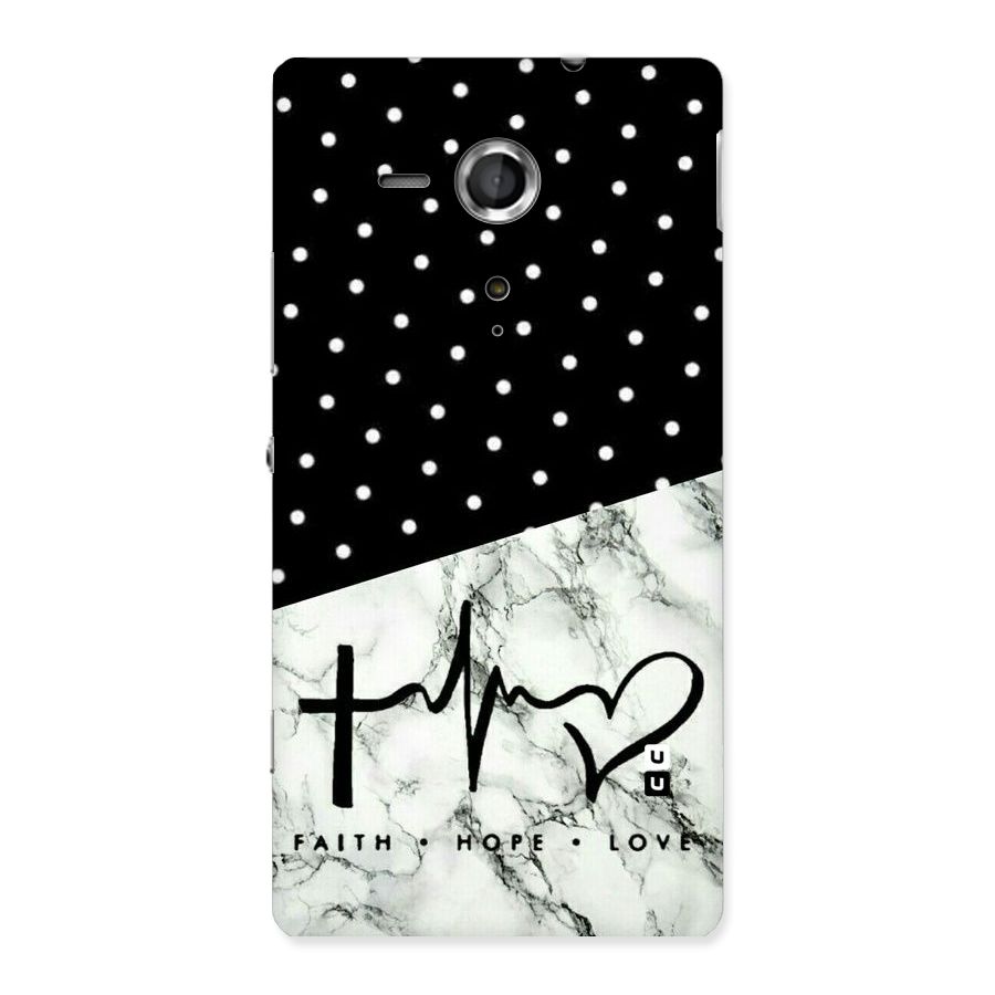 Faith Love Back Case for Sony Xperia SP