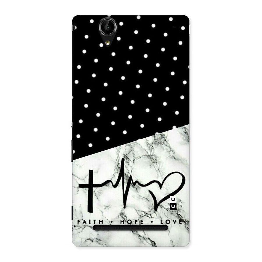 Faith Love Back Case for Sony Xperia T2