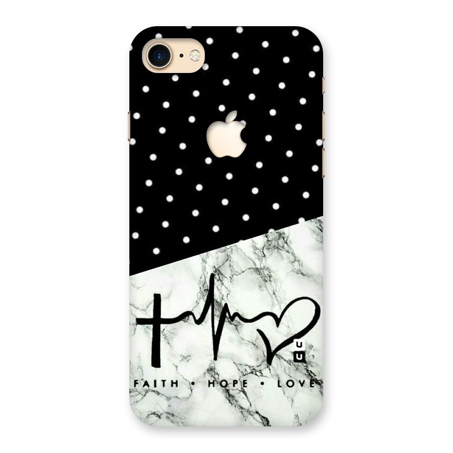 Faith Love Back Case for iPhone 7 Apple Cut