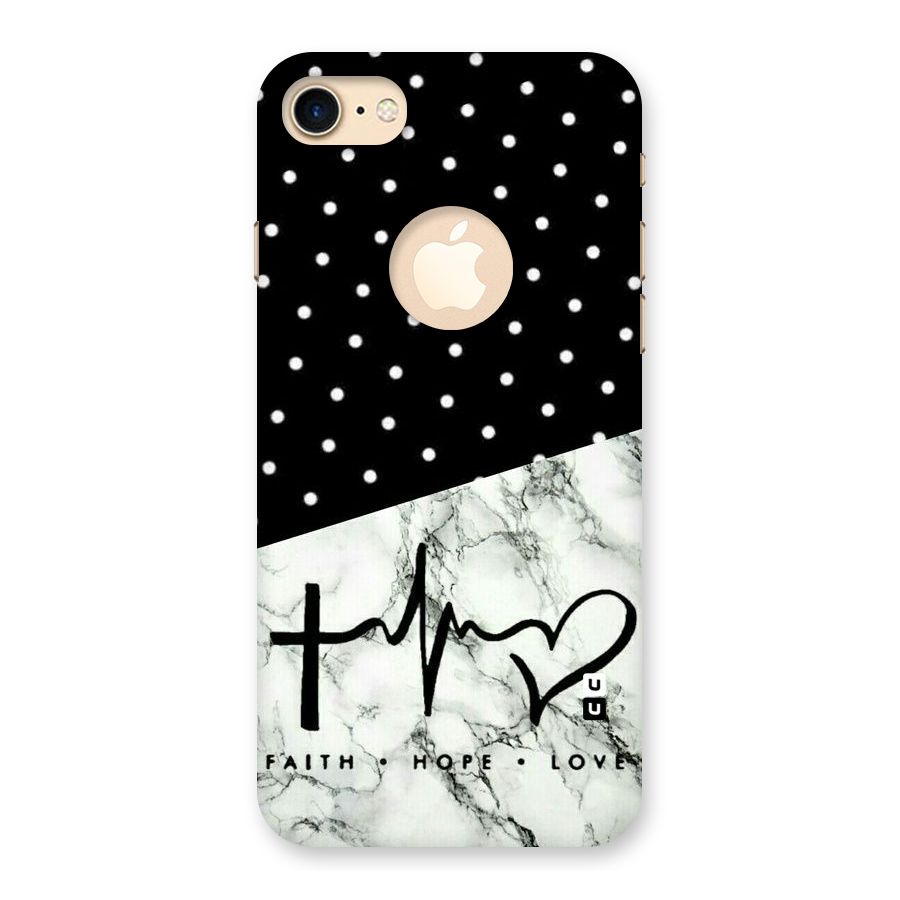 Faith Love Back Case for iPhone 7 Logo Cut