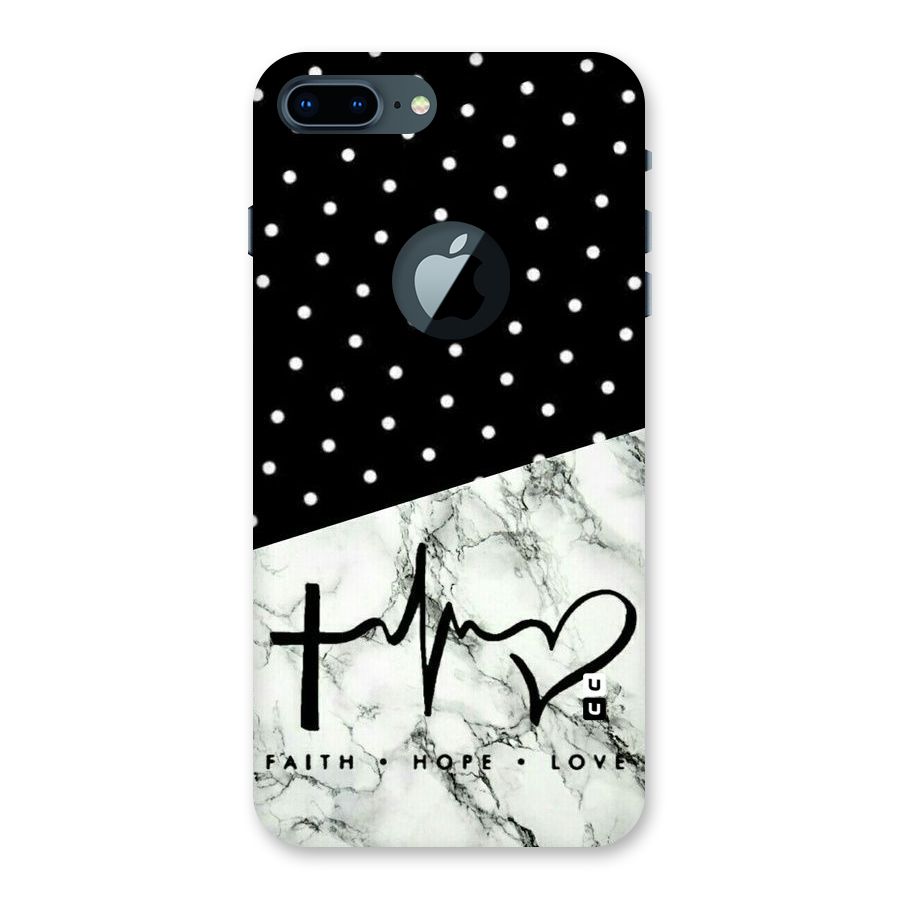 Faith Love Back Case for iPhone 7 Plus Logo Cut