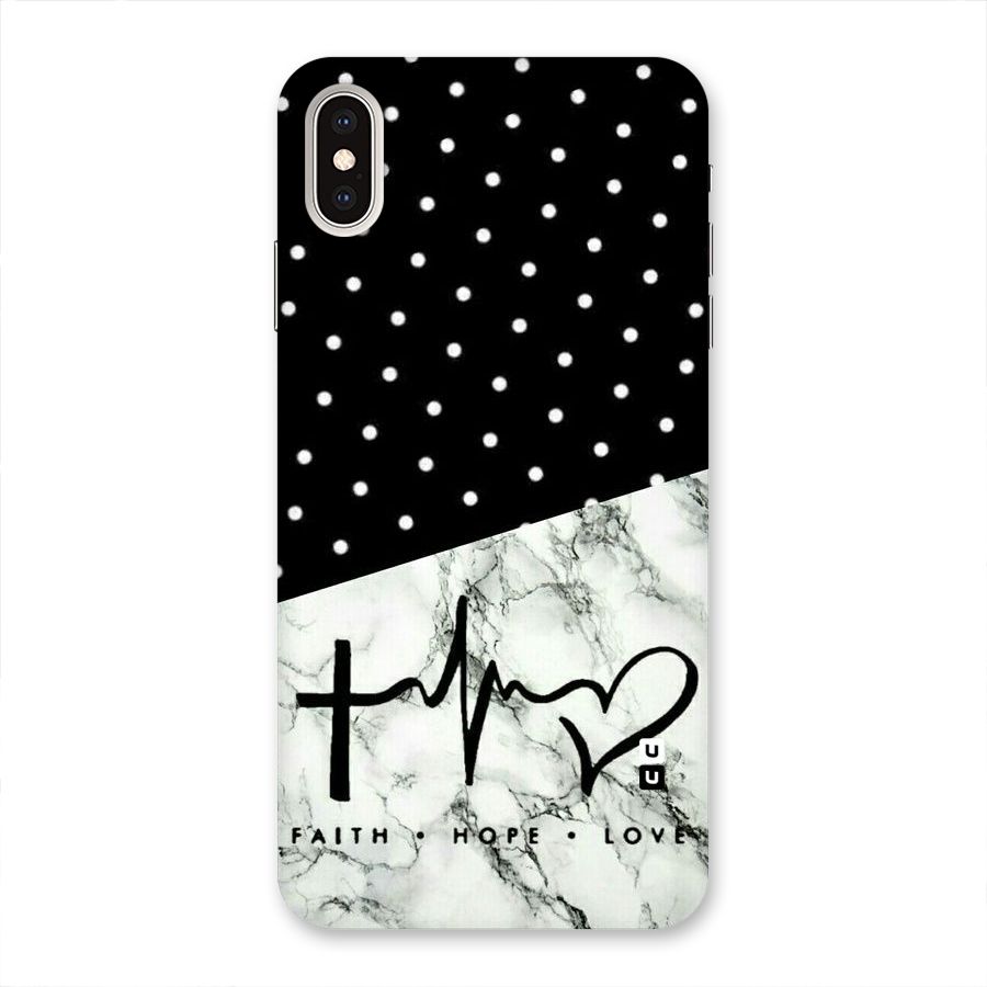 Faith Love Back Case for iPhone XS Max