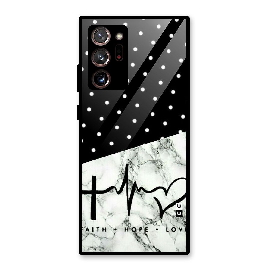 Faith Love Glass Back Case for Galaxy Note 20 Ultra