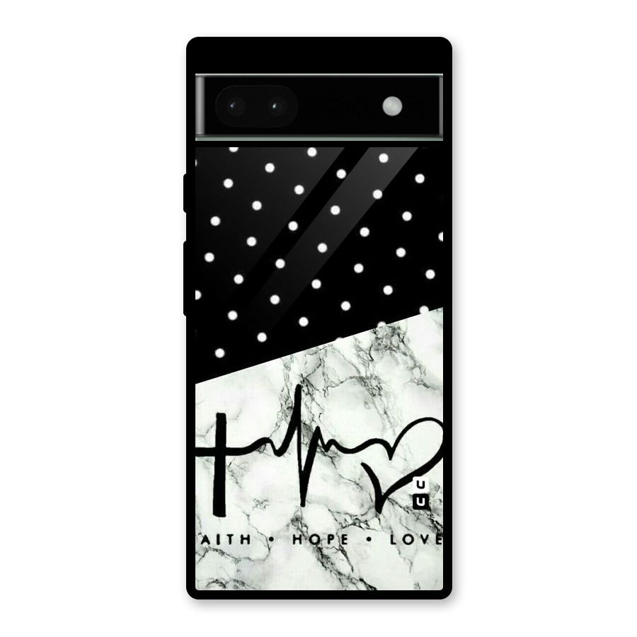 Faith Love Glass Back Case for Google Pixel 6a