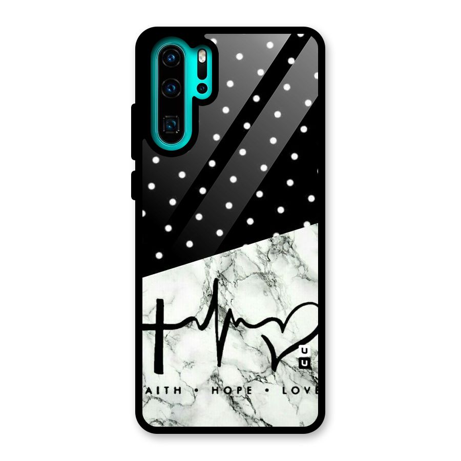 Faith Love Glass Back Case for Huawei P30 Pro