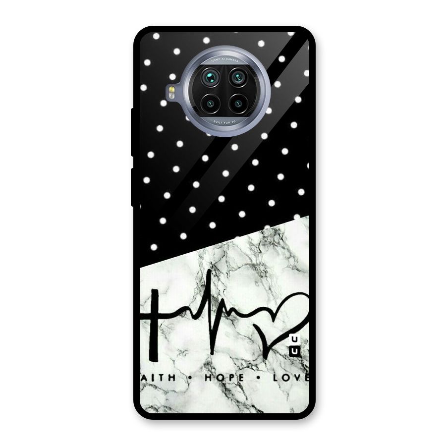 Faith Love Glass Back Case for Mi 10i
