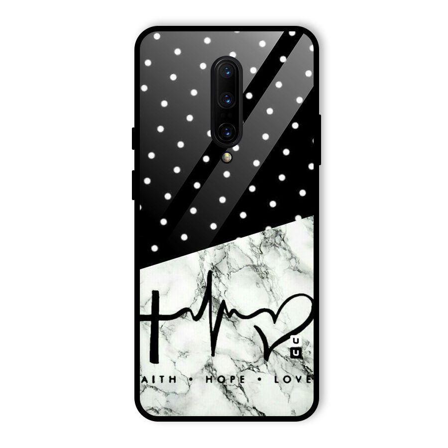 Faith Love Glass Back Case for OnePlus 7 Pro