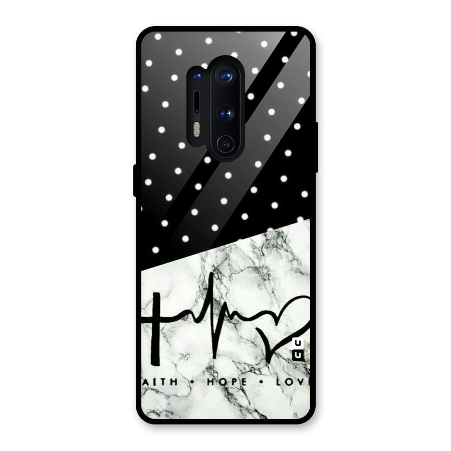Faith Love Glass Back Case for OnePlus 8 Pro