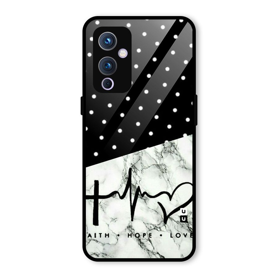 Faith Love Glass Back Case for OnePlus 9
