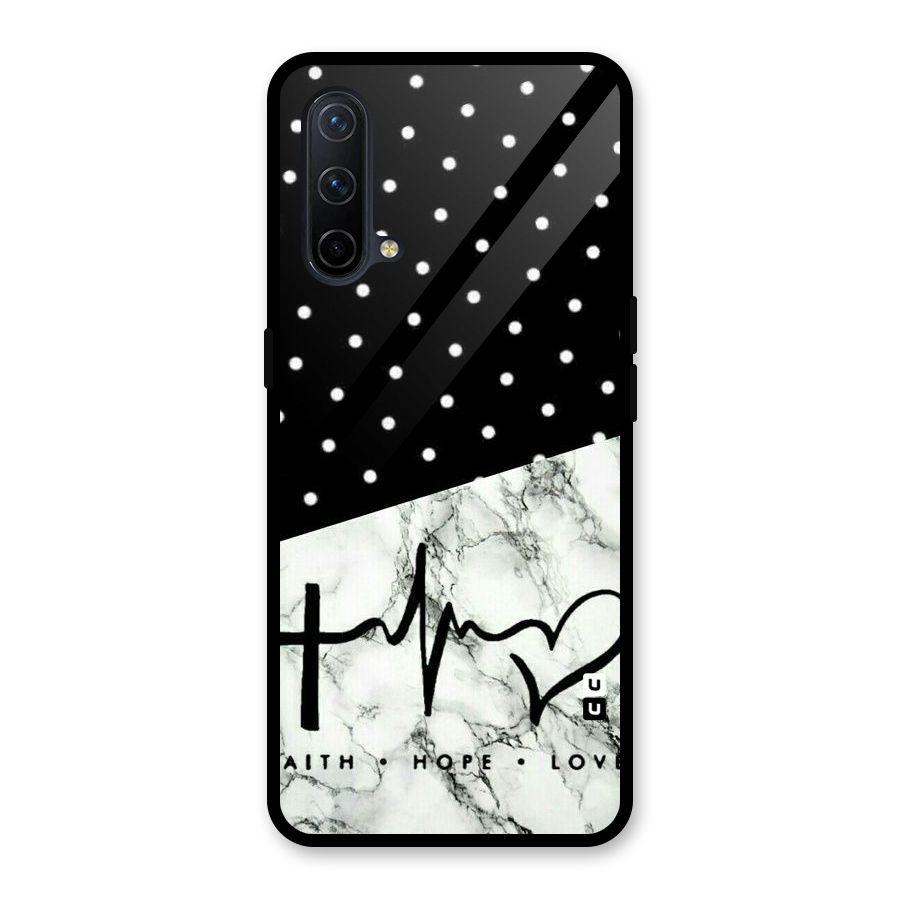 Faith Love Glass Back Case for OnePlus Nord CE 5G