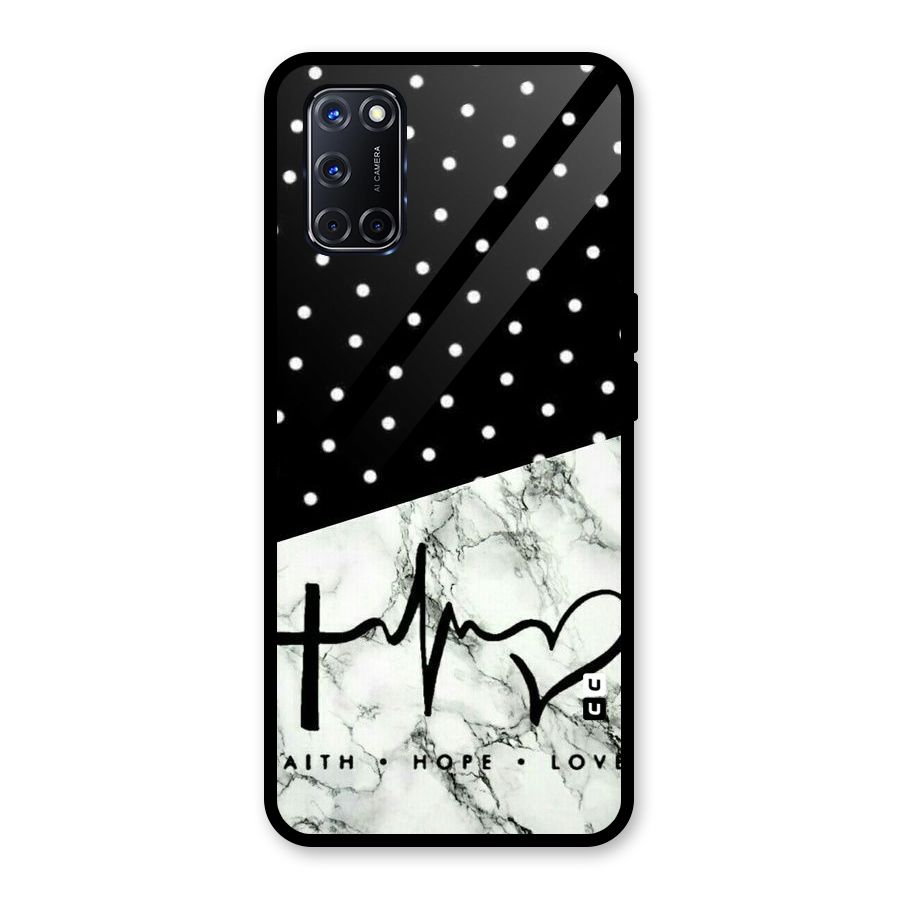 Faith Love Glass Back Case for Oppo A52