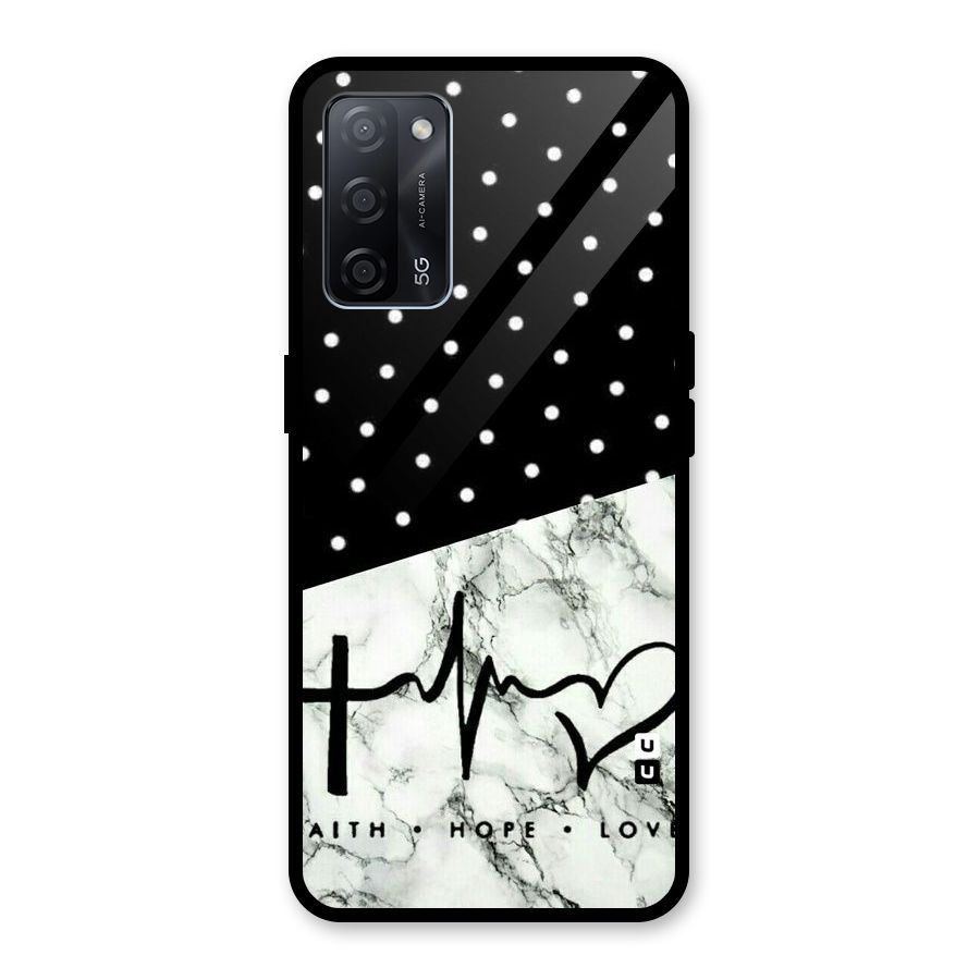 Faith Love Glass Back Case for Oppo A53s 5G