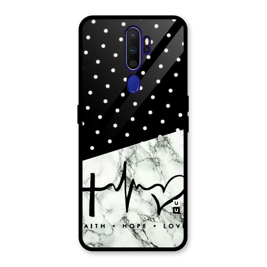 Faith Love Glass Back Case for Oppo A9 (2020)