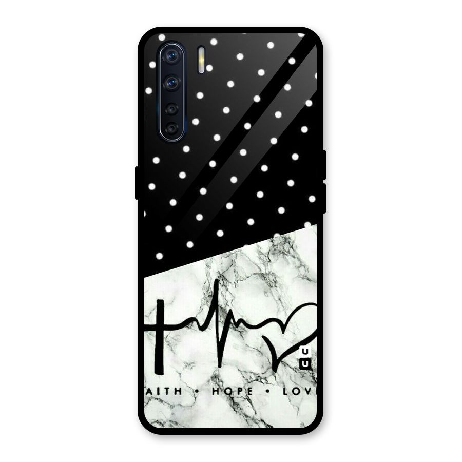 Faith Love Glass Back Case for Oppo F15