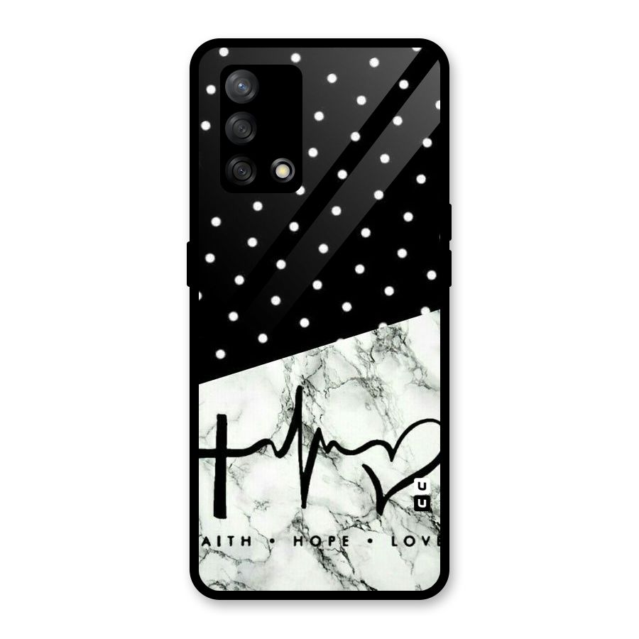 Faith Love Glass Back Case for Oppo F19