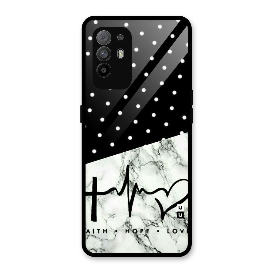 Faith Love Glass Back Case for Oppo F19 Pro Plus 5G