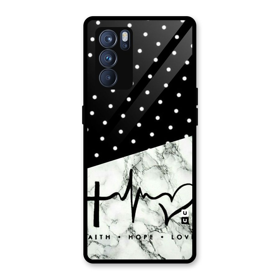 Faith Love Glass Back Case for Oppo Reno6 Pro 5G