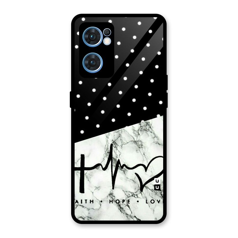 Faith Love Glass Back Case for Oppo Reno7 5G