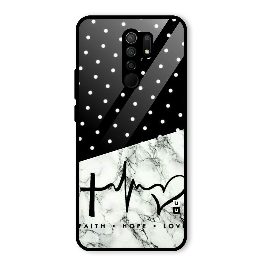 Faith Love Glass Back Case for Poco M2