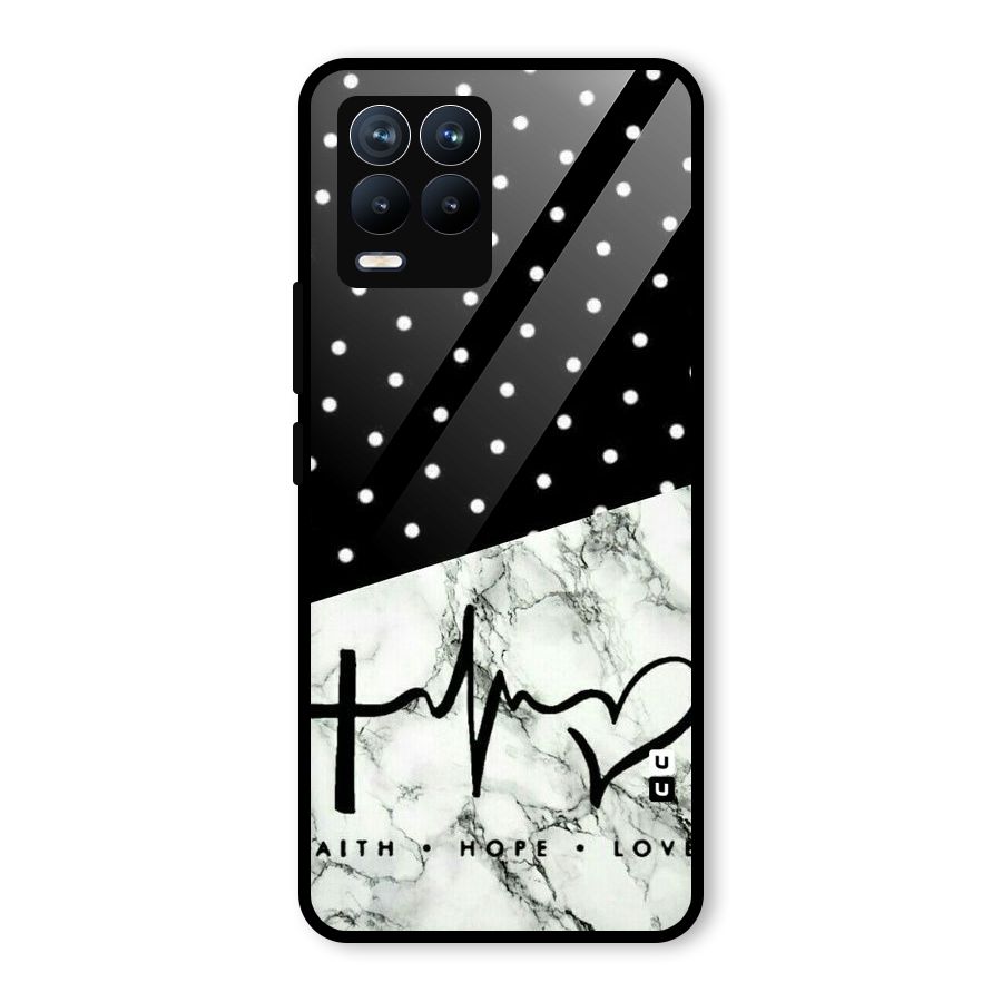 Faith Love Glass Back Case for Realme 8