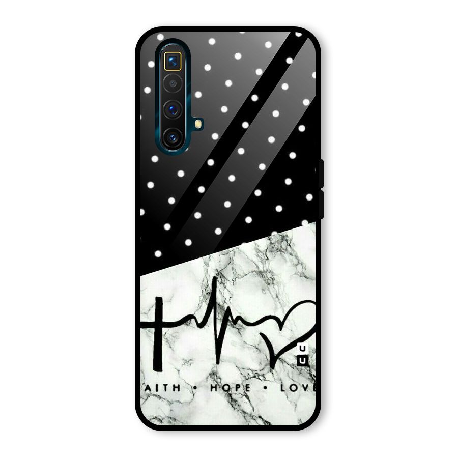 Faith Love Glass Back Case for Realme X3