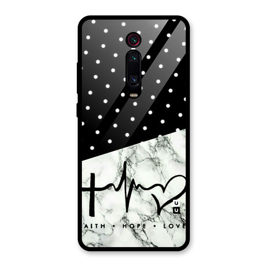Faith Love Glass Back Case for Redmi K20