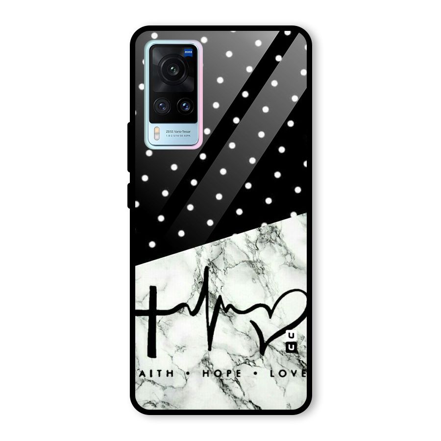 Faith Love Glass Back Case for Vivo X60