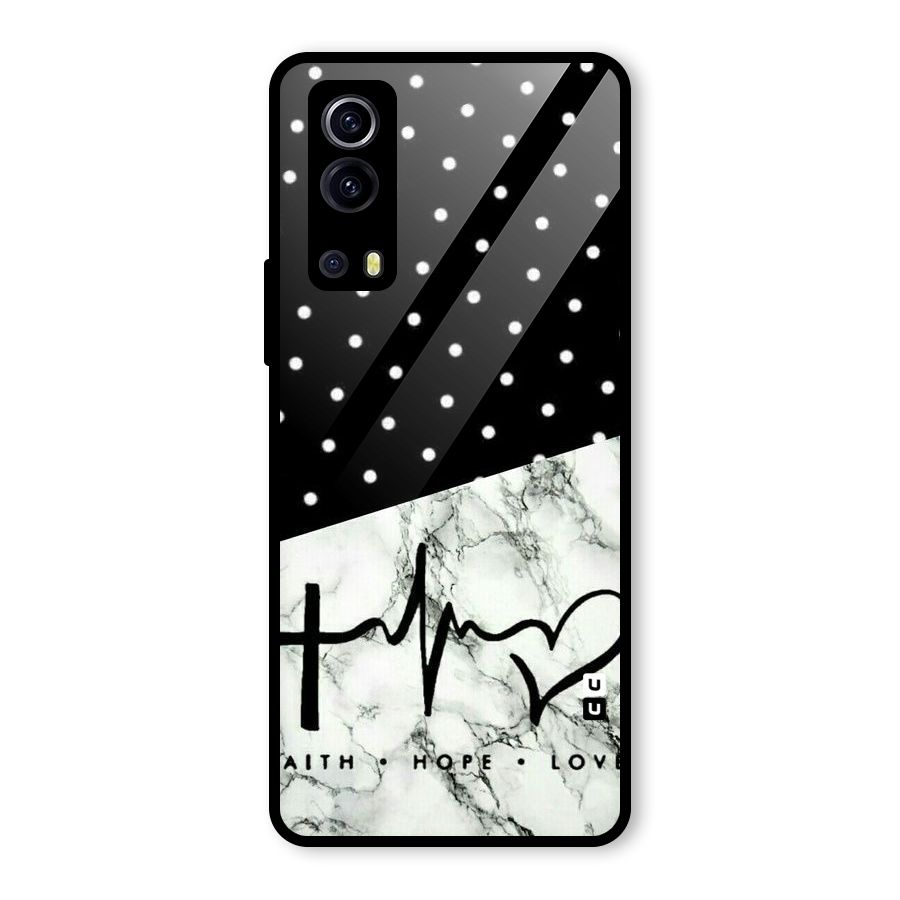 Faith Love Glass Back Case for Vivo iQOO Z3