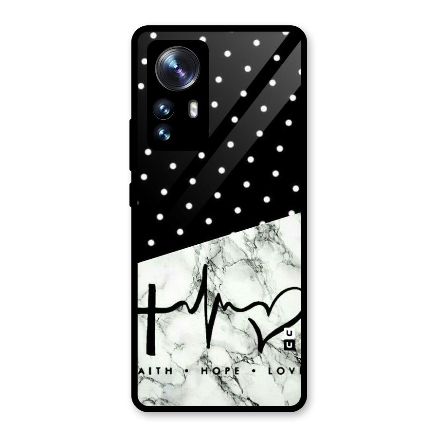 Faith Love Glass Back Case for Xiaomi 12 Pro