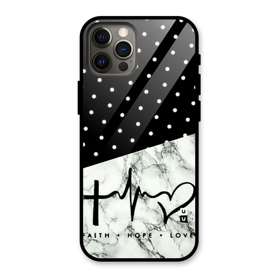 Faith Love Glass Back Case for iPhone 12 Pro