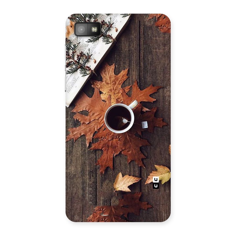 Fall Leaf Coffee Back Case for Blackberry Z10