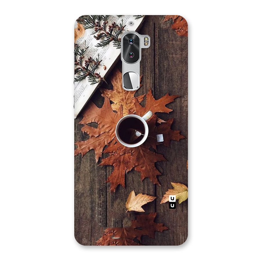 Fall Leaf Coffee Back Case for Coolpad Cool 1