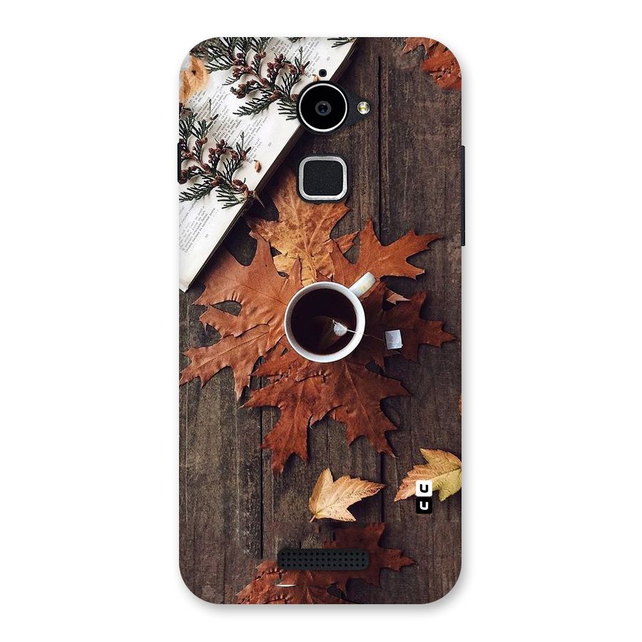Fall Leaf Coffee Back Case for Coolpad Note 3 Lite
