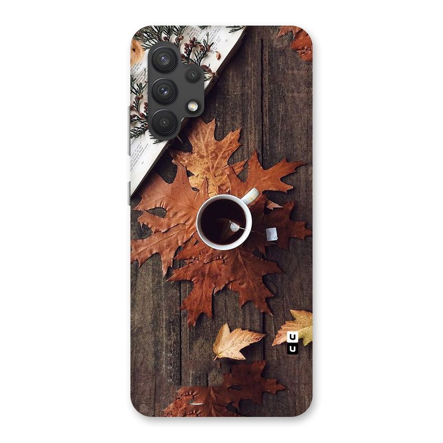 Fall Leaf Coffee Back Case for Galaxy A32