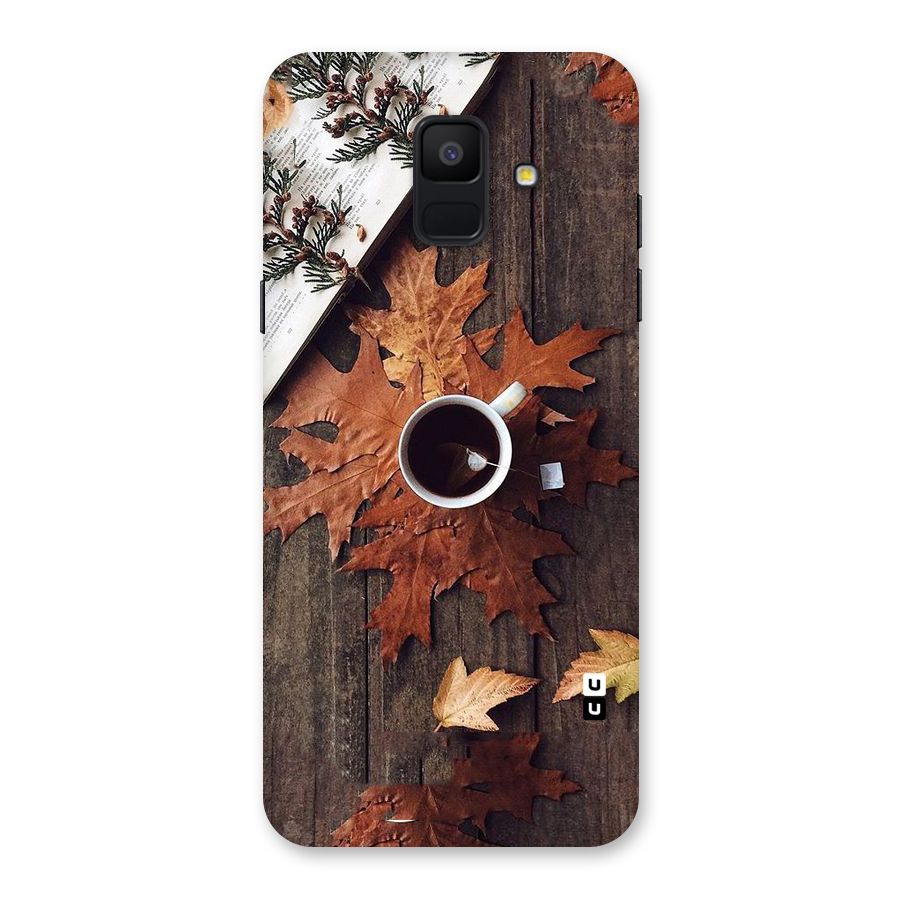 Fall Leaf Coffee Back Case for Galaxy A6 (2018)