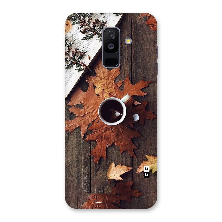 Fall Leaf Coffee Back Case for Galaxy A6 Plus