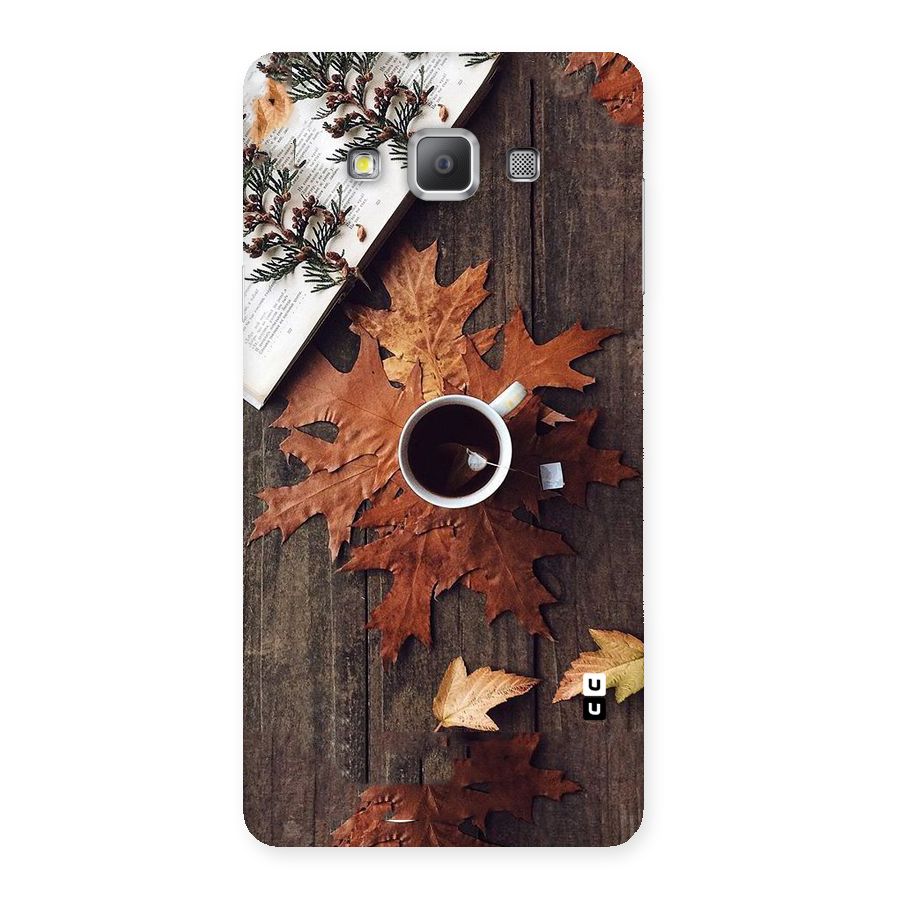 Fall Leaf Coffee Back Case for Galaxy A7