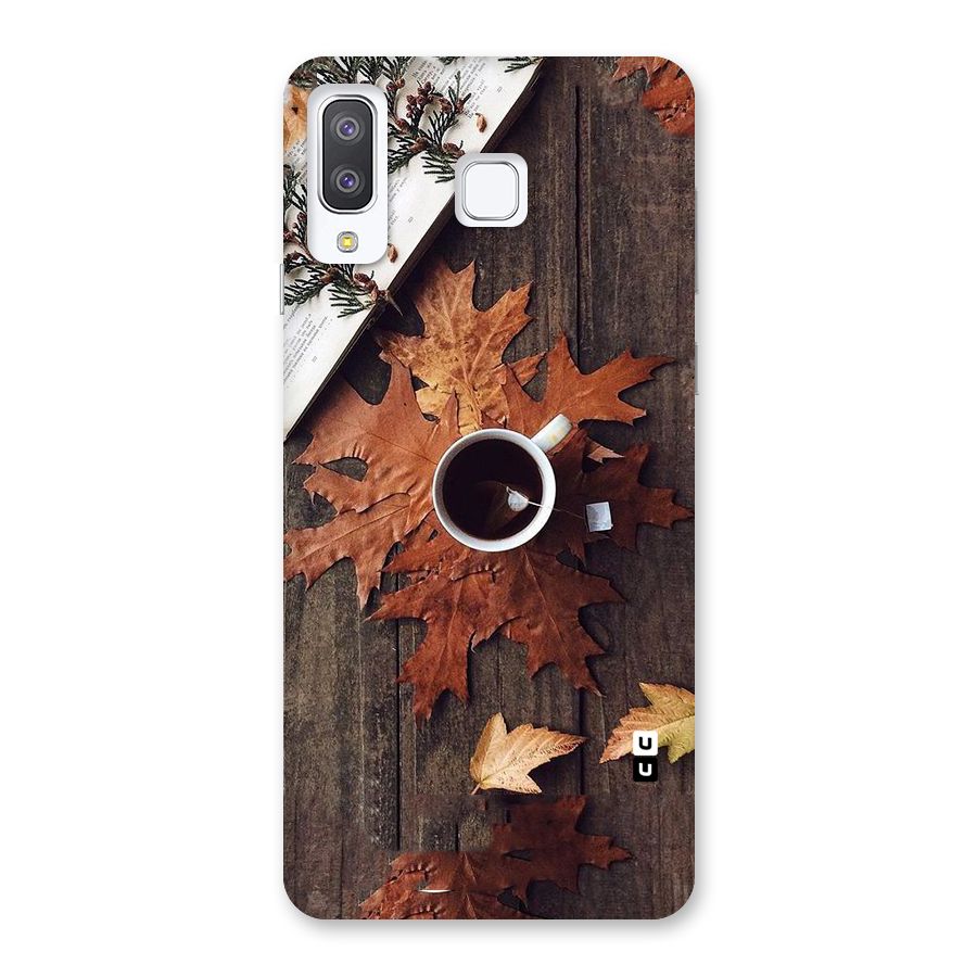 Fall Leaf Coffee Back Case for Galaxy A8 Star