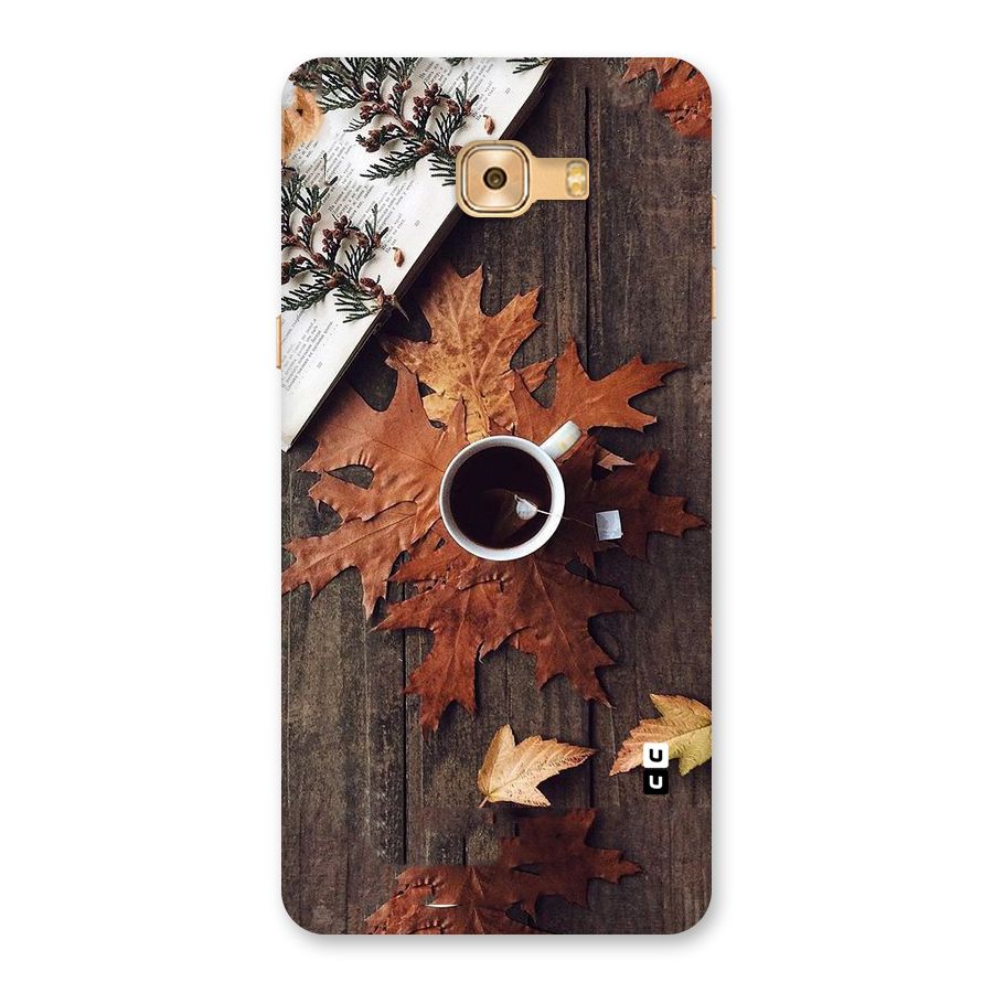 Fall Leaf Coffee Back Case for Galaxy C9 Pro