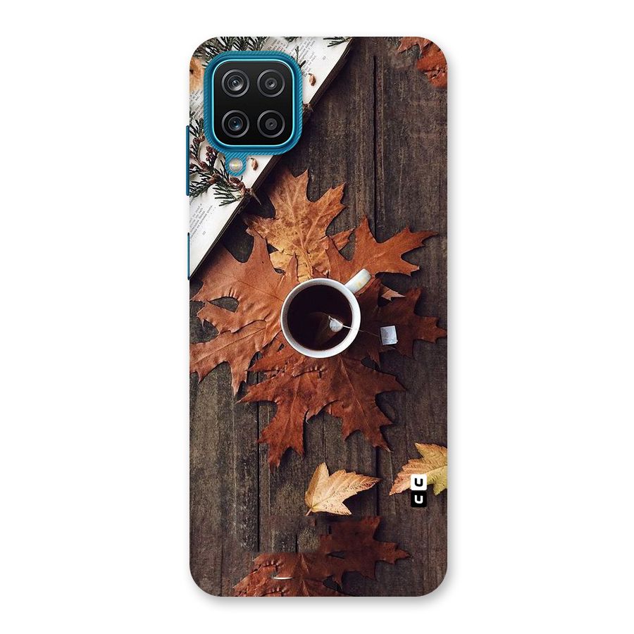 Fall Leaf Coffee Back Case for Galaxy F12