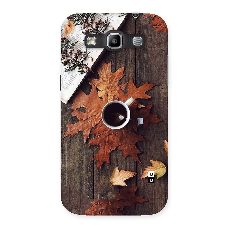 Fall Leaf Coffee Back Case for Galaxy Grand Quattro